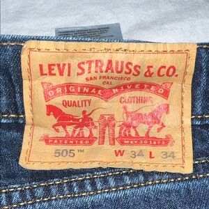 Levi's Classic Straight Blue Jeans